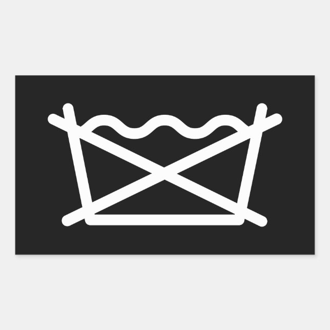 DO NOT WASH! STICKER (Front)