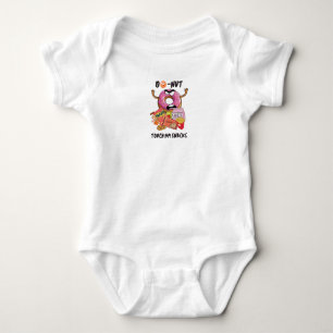 Do-nut touch my snacks baby bodysuit