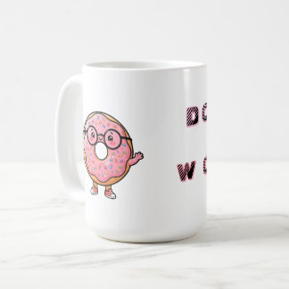 Do‑nut Worry – Cute Doughnut Cartoon Character Coffee Mug