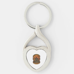 Do Or Do Not There Is No Try Haunted House Hallowe Keychain