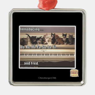 Do, Re, Mi, Fa, So, La, Ti, Fred Metal Ornament