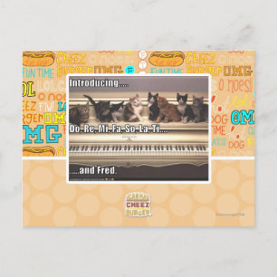 Do, Re, Mi, Fa, So, La, Ti, Fred Postcard