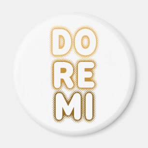 Do Re Mi Musical Scale Magnet