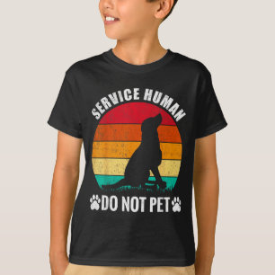 Do Service Human Not Pet Dog T-Shirt