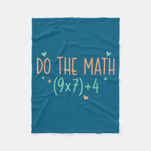 Do Shirt Math 67 Meme Six Seven Fleece Blanket