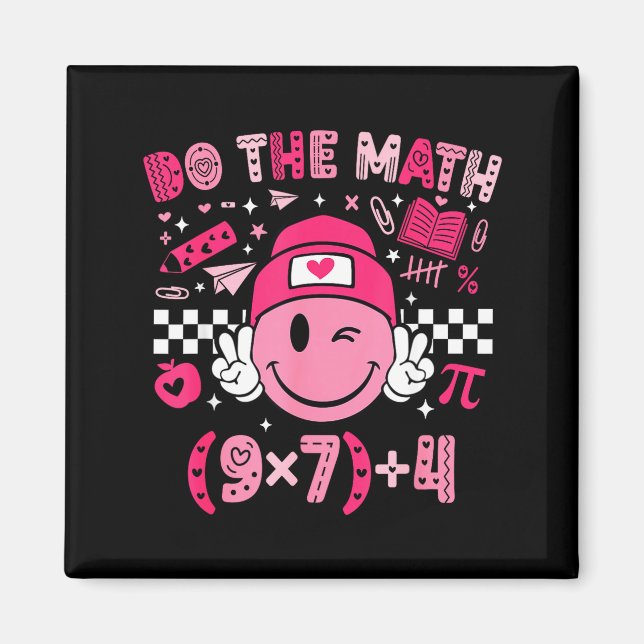 Do Shirt Math Six Seven 76 Meme Magnet (Front)