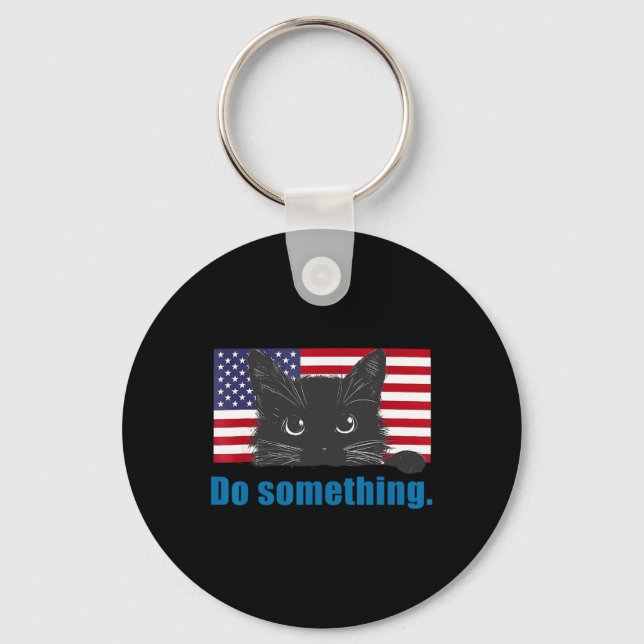 Do Something Michelle Obama  Keychain (Front)