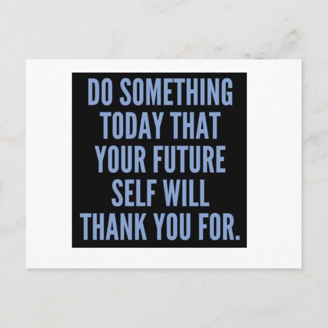 Do something today postcard (Front)