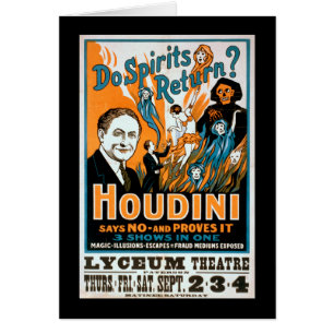 Do Spirits Return? Houdini Says NO - Proves It