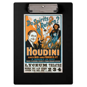 Do Spirits Return? Houdini Says NO - Proves It Clipboard