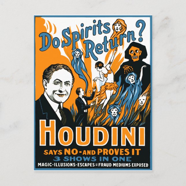 Do Spirits Return? Postcard (Front)
