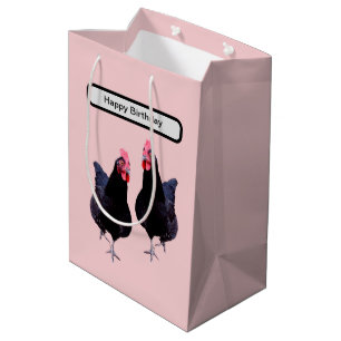 Do The Black Chickens Strut, Medium Gift Bag