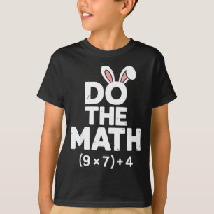 Do the math 67 easter six seven 6-7 eggs meme T-Shirt