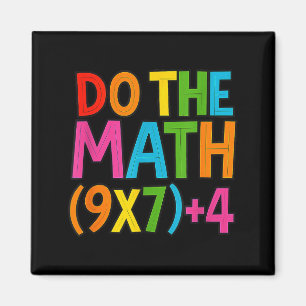 Do The Math 67 Meme 6 7 Funny Six Seven  Magnet