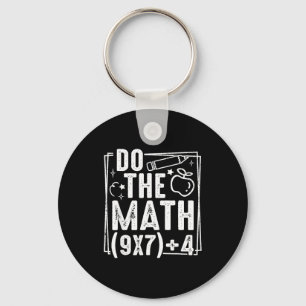 Do The Math 67 Meme 6 7 Funny Six Seven Women  Keychain