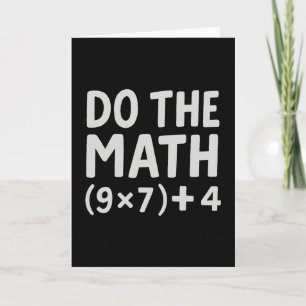 Do The Math 67 Meme Card