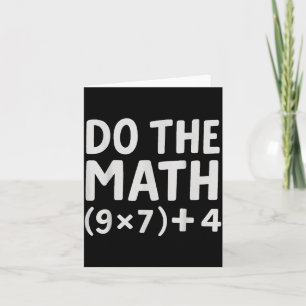 Do The Math 67 Meme Card
