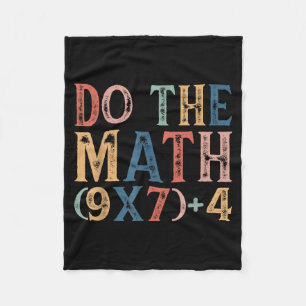 Do The Math 67 Meme Funny 6 7 Six Seven Men Women Fleece Blanket