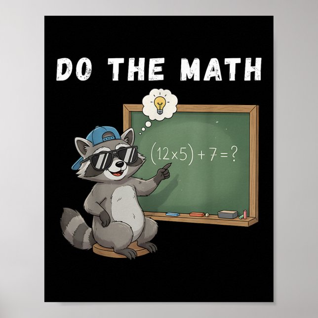 Do The Math 67 Meme Funny Six Seven Math Teacher B Poster (Front)