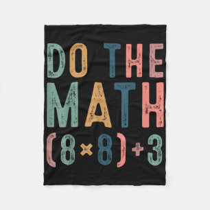 Do The Math 67 Meme Funny Six Seven Teacher Women Fleece Blanket