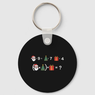 Do The Math 67 Meme Santa Funny Six Seven Men Wome Keychain