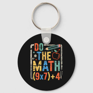 Do The Math 67 Meme Six Seven Teacher Keychain