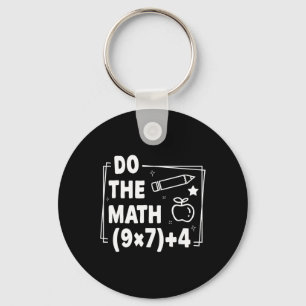 Do The Math Christmas Funny 67 Meme Pemdas Teacher Keychain
