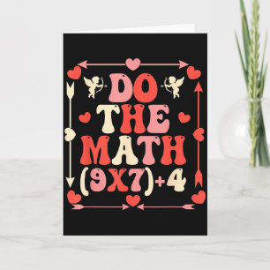 Do The Math Equation Valentines Day Math Teacher S Card