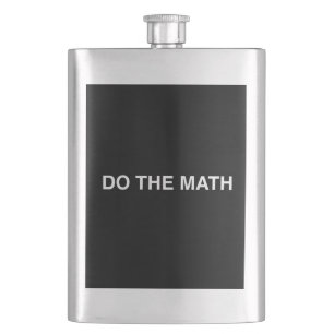 Do The Math Hip Flask