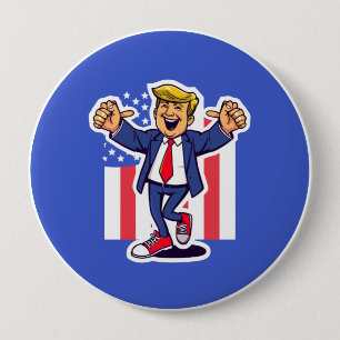Do the Trump 4 Inch Round Button