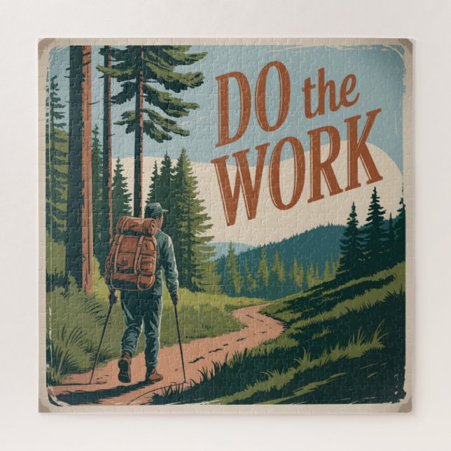 Do The Work Jigsaw Puzzle (Vertical)