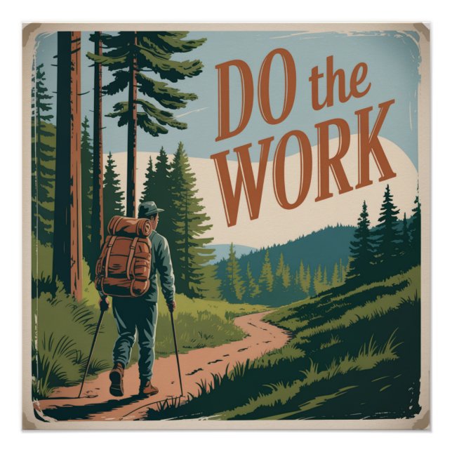 Do The Work Poster (Front)