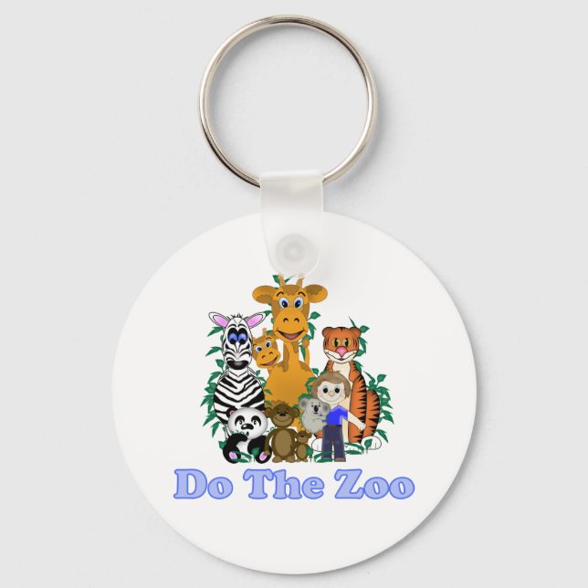 Do The Zoo Keychain (Front)