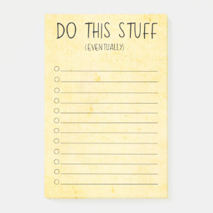 Do This Stuff Eventually Post-it Notes