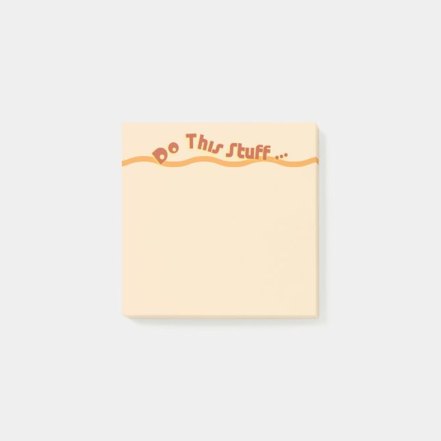 Do This Stuff... Post-it Notes (Front)