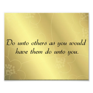 Do Unto Others Print