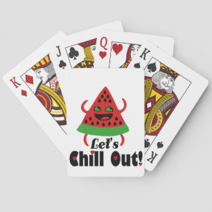 ❤️🍉Do Watermelon Dance & Chill 😋 Playing Cards