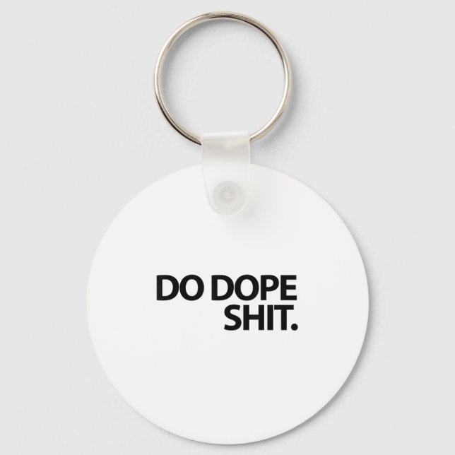 Do Weightlifting Motivational Gym Asrational  Keychain (Front)