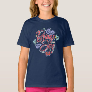 Do what brings you Joy Floral and Butterfly quote T-Shirt