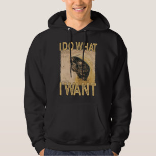Do What I Want - Vintage Pug Artwork Essential T-S Hoodie