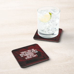 Do What Others Won't - Workout Motivational Coaster