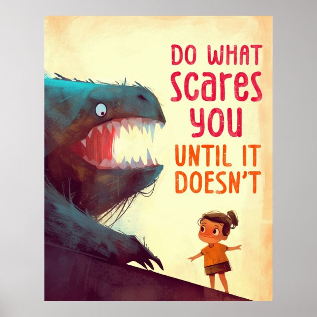 Do What Scares You: Exposure Therapy Poster (Front)