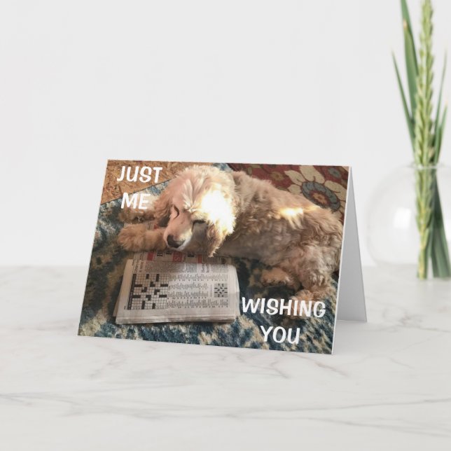 DO WHAT YOU "ENJOY THE MOST" ON BIRTHDAY! CARD (Front)
