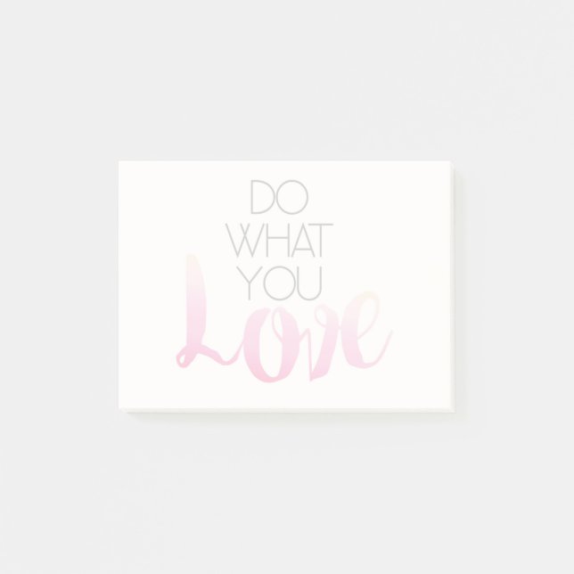 Do What You Love 2 Post-it Notes (Front)