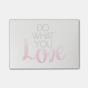 Do What You Love 2 Post-it Notes