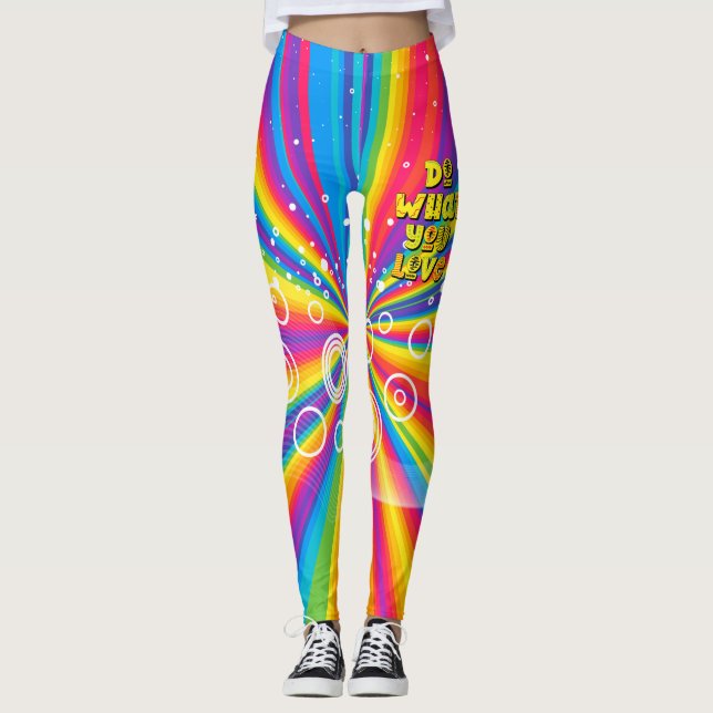 Do what you love! Motivational Leggings (Front)