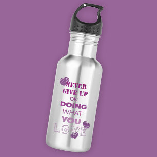 Do what you love motivational text typography 532 ml water bottle