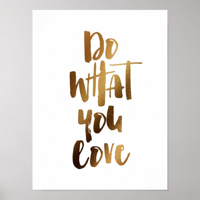 Do what you love poster (Front)
