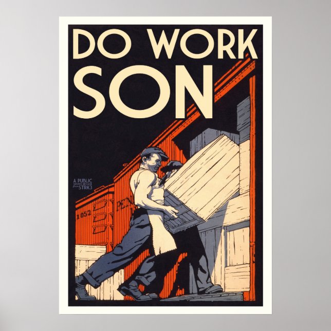 do work son poster (Front)
