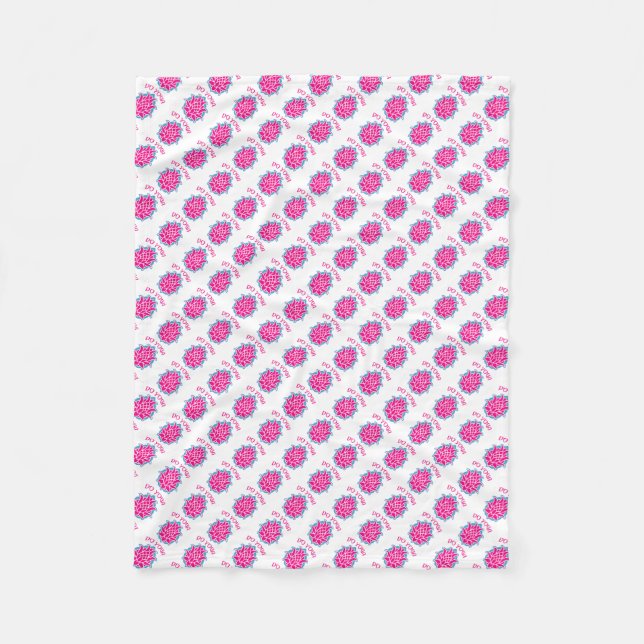 Do yoga fleece blanket (Front)